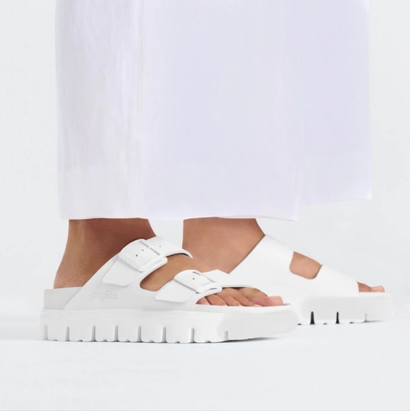 PAPILLIO Birkenstock Arizona Pap Exquisite Chunky Sandals, Size 8 (NEW / UNWORN) - Picture 4 of 10